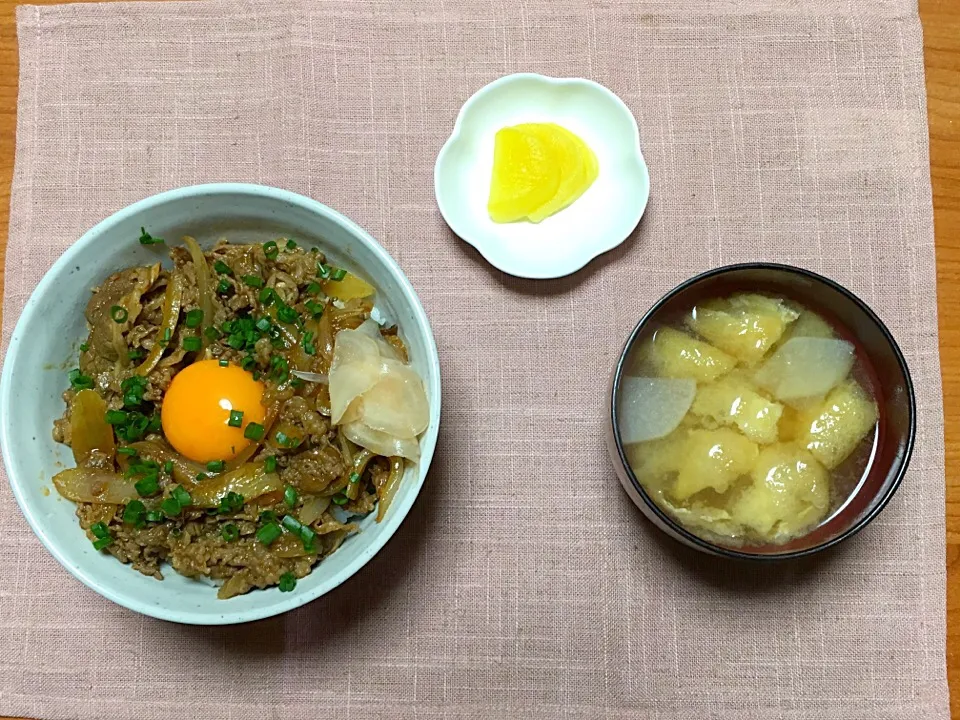 ネギ玉焼肉丼|ゆみっこのお豆さんさん