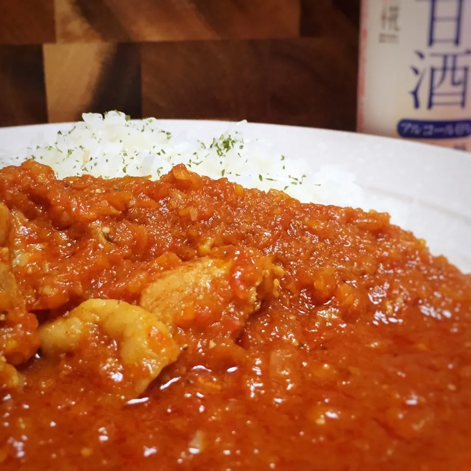 無水甘酒トマトチキンカレー（≧∇≦）|杏珠（あんじゅ）さん