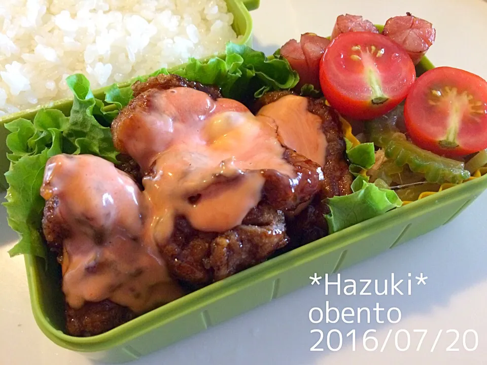 7月20日(水) 高校生息子②🍱＆旦那🍱|Hazukiさん