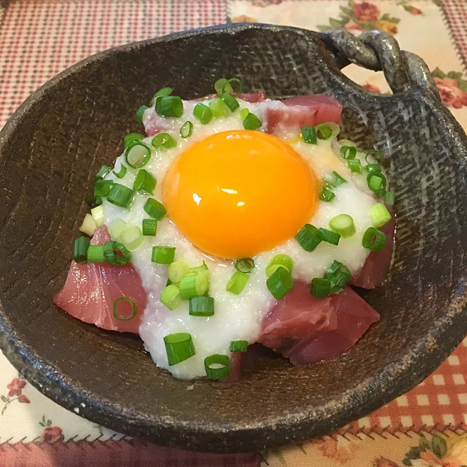 まぐろの山かけ🐟|＊ゆみしぼり＊さん