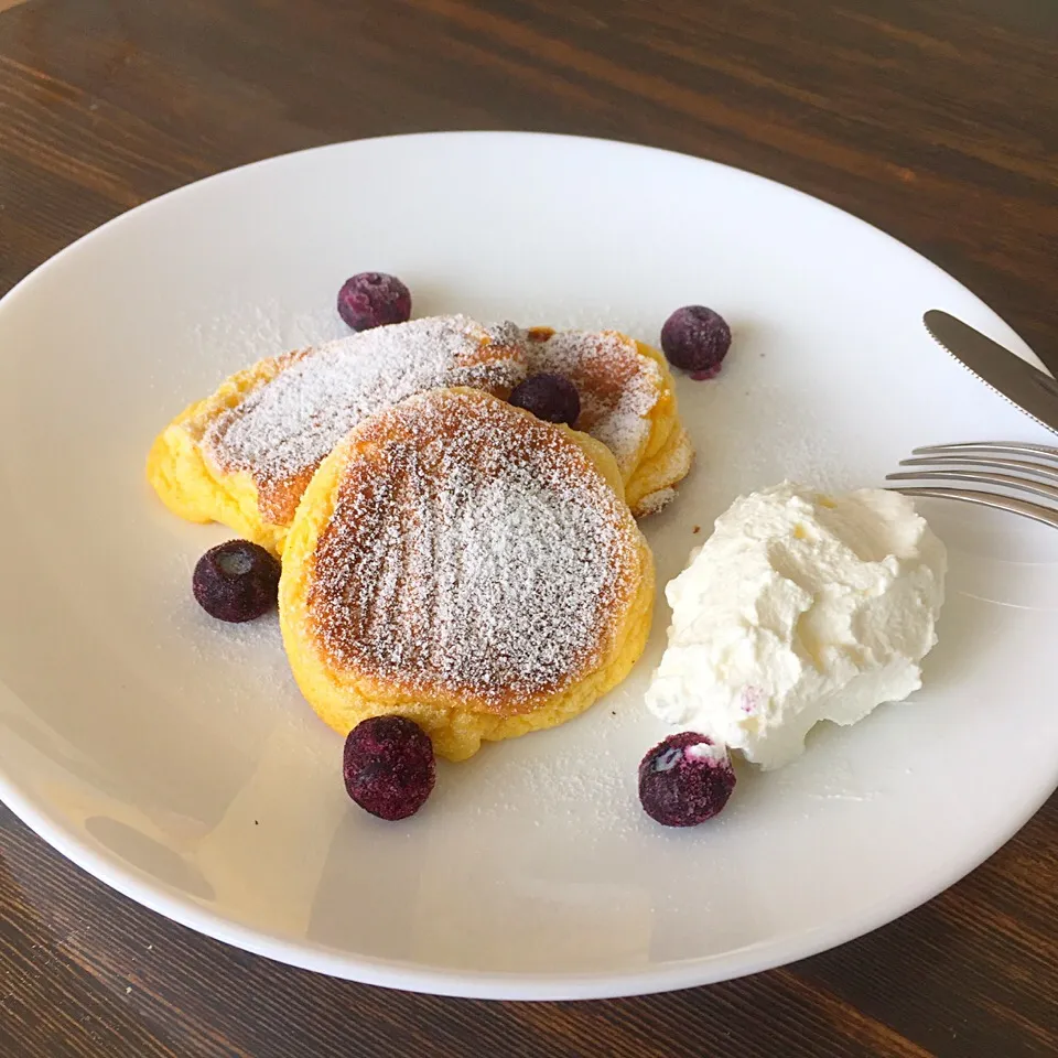 幸せのパンケーキもどき😁（笑）|いしくん。（たまご王子🥚🐣🐥🐔）さん