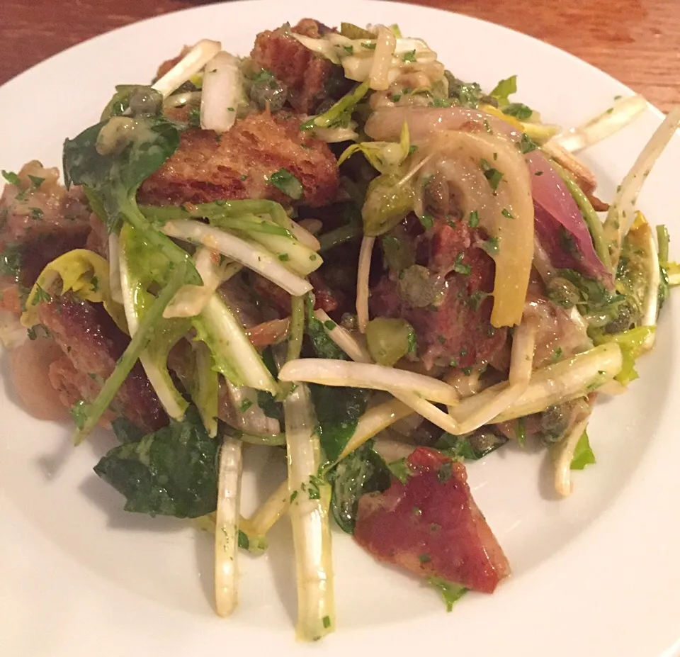 Crispy Pig's cheek, Dandelion & Mustard.🐽 #Stjohn London|Scarlet Chuaさん