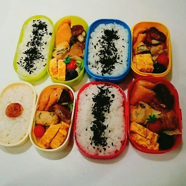 7/25(月)の四人弁当🍱|ふみぃさん