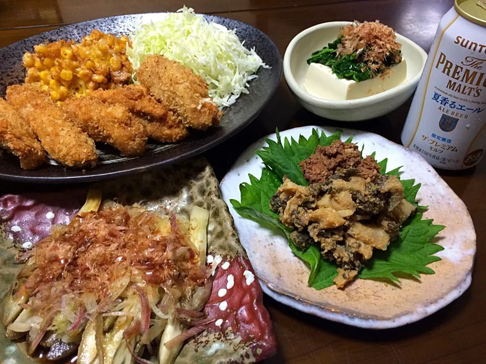 2016.7.24 甥リクエストのチーズ入りチキンカツ🍻🍻🍻|ゆみずさん