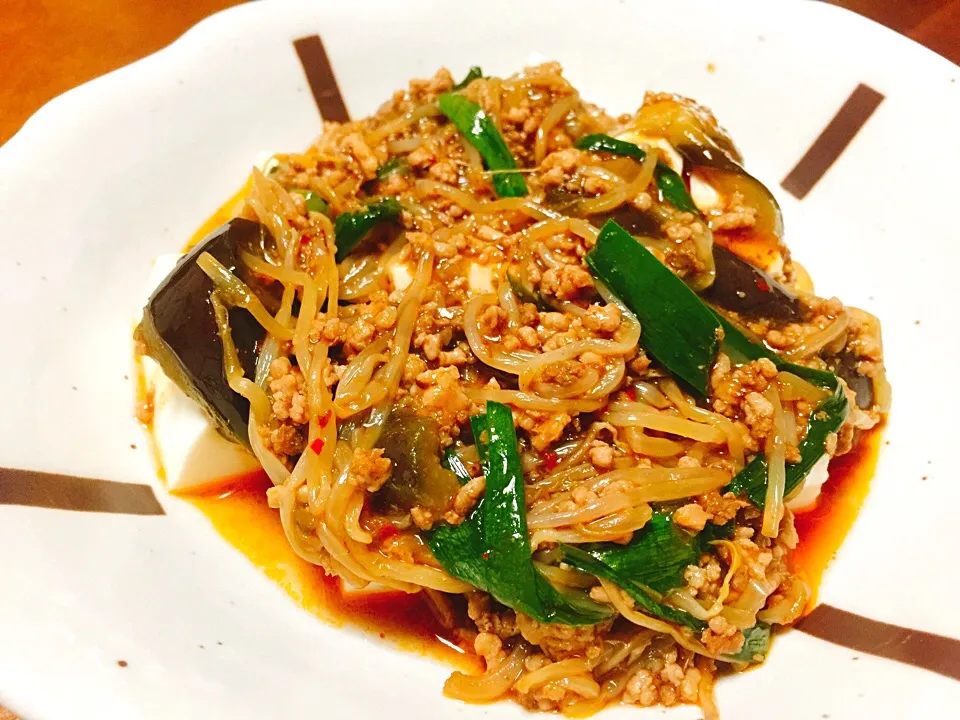 夫が作った麻婆豆腐♪今度は餡掛け⁉︎|swanさん