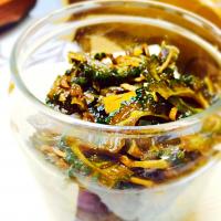 あまねこ🌿さんの料理 ゴーヤの醤油漬け♪生姜とニンニク入りでご飯が進みすぎ〜(^o^)/