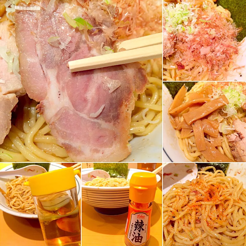 Snapdishの料理写真:油そばのあれやこれや〜 ٩(ˊᗜˋ*)و@らーめん文蔵|morimi32さん