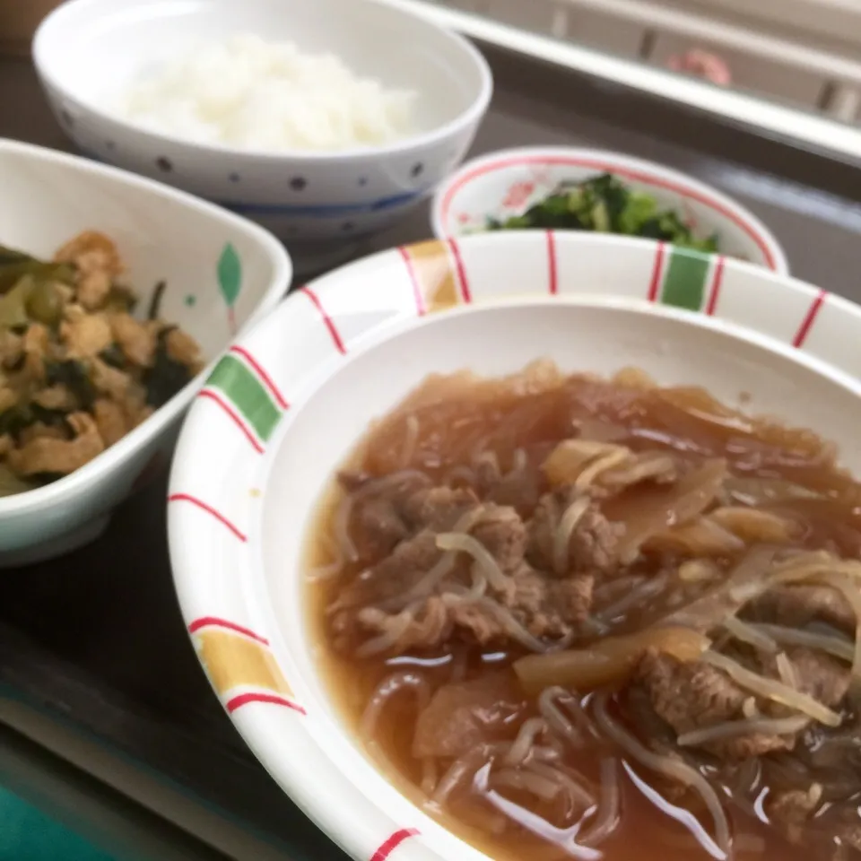 病院食。夕食。牛皿定食。|織友さん