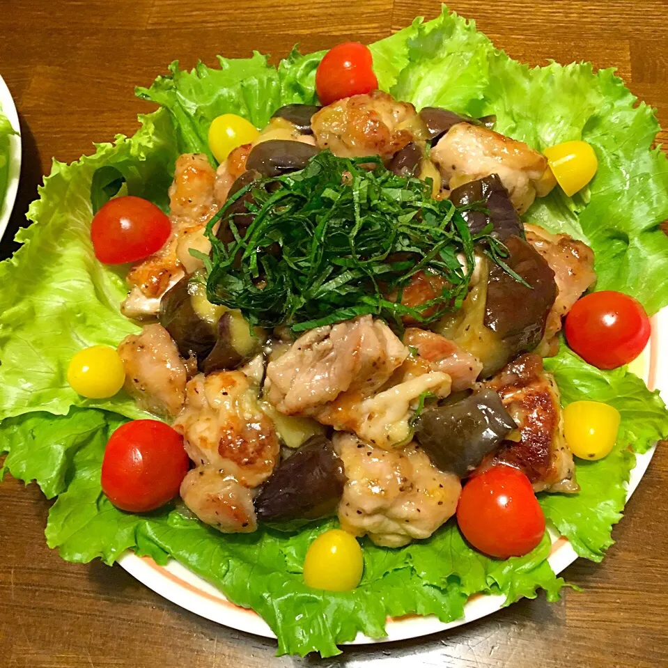 鶏肉と茄子の南蛮炒め煮〜カンタン酢を使って簡単っす😁👍|ゆうみん（4人の母ちゃん）さん