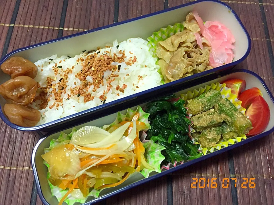 2016/07/26 弁当|massdaさん