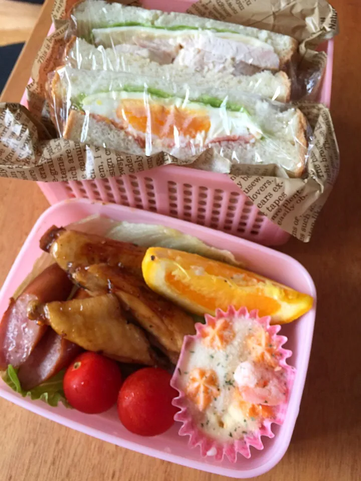 娘学童弁当。|mmmさん