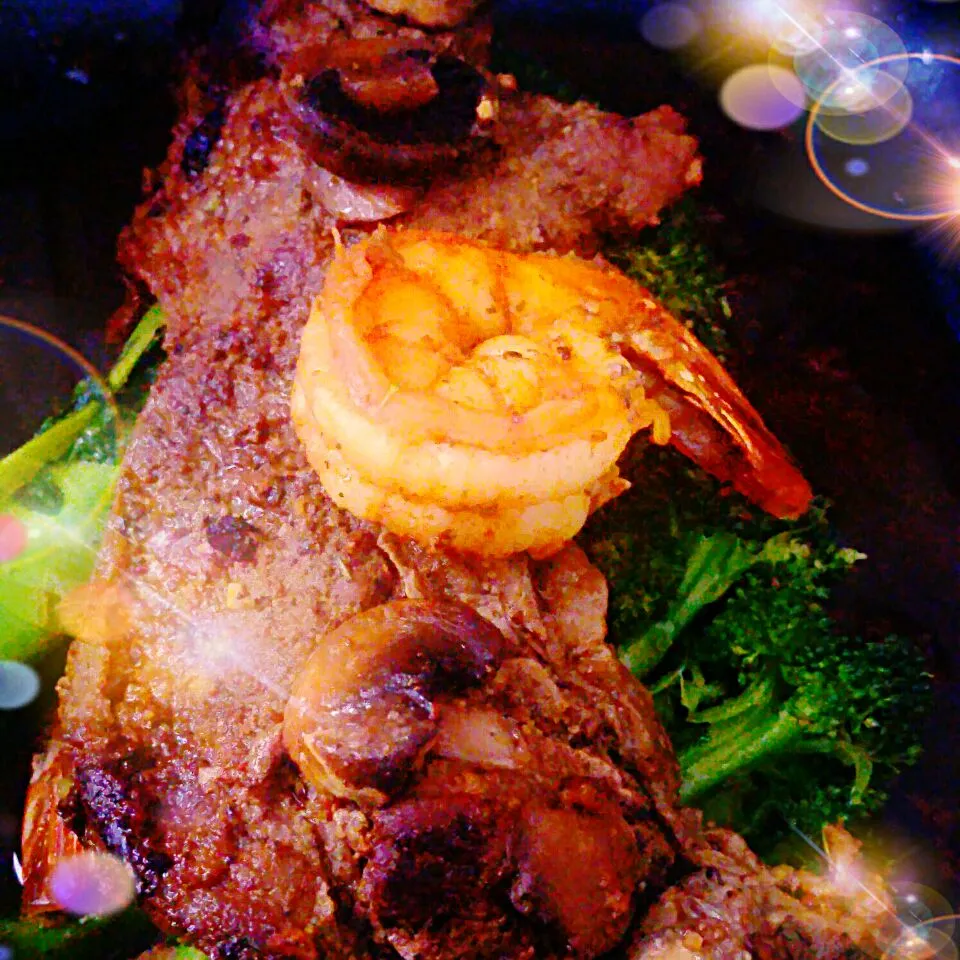 #Steak #Shrimp and #Broccoli|Precious Loveさん