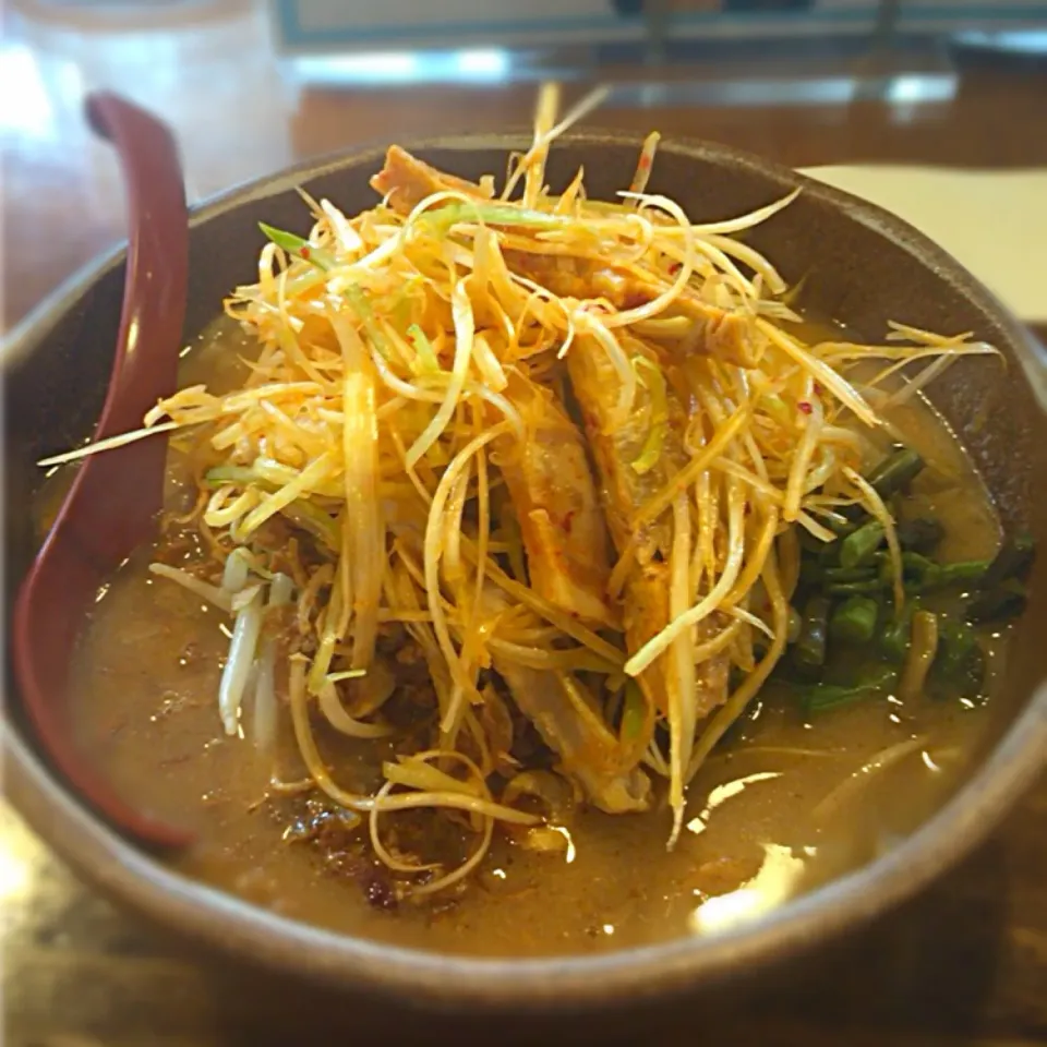 信州味噌 肉ネギラーメン|古山さん