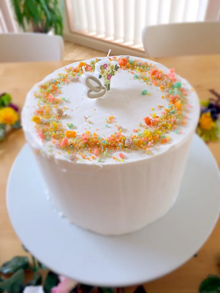 Happy engagement! Cake with hidden rainbow|cheesyさん