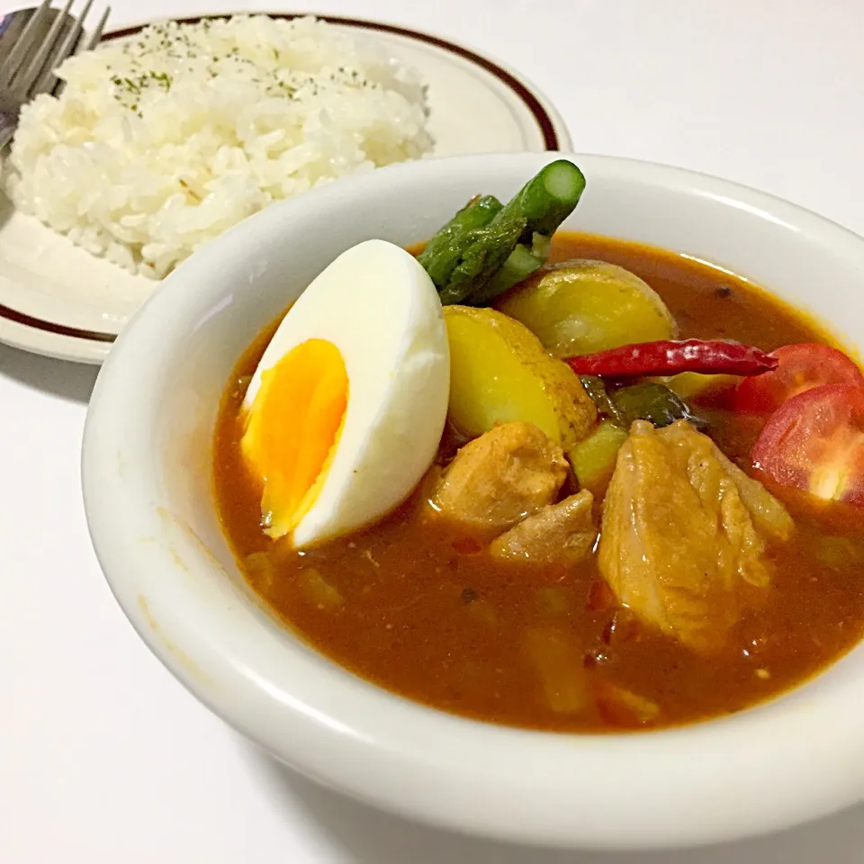 お手軽なのにコクがある！カレールウでスープカレー|奏 kanadeさん