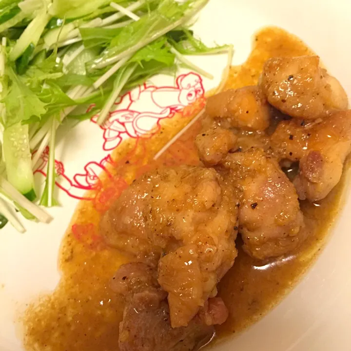 鳥もも肉のうまいうまい焼き|ぺろたんさん