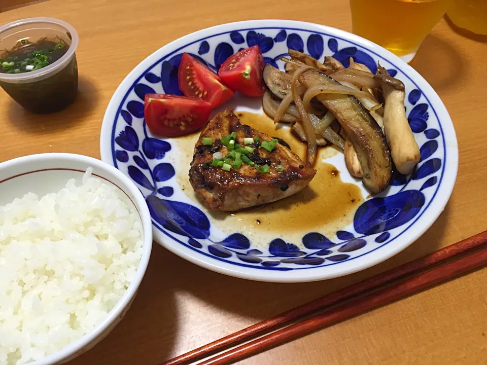 めかじきのガーリック醤油ステーキ|こりまんさん