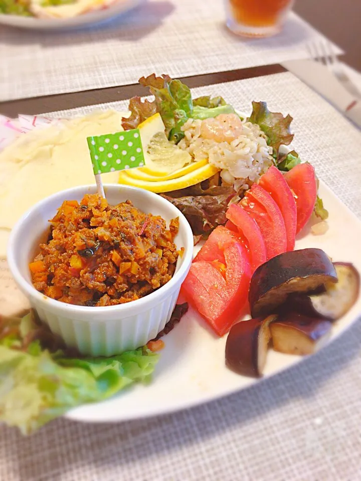 Snapdishの料理写真:米粉クレープランチ♡|＊suzuka＊さん