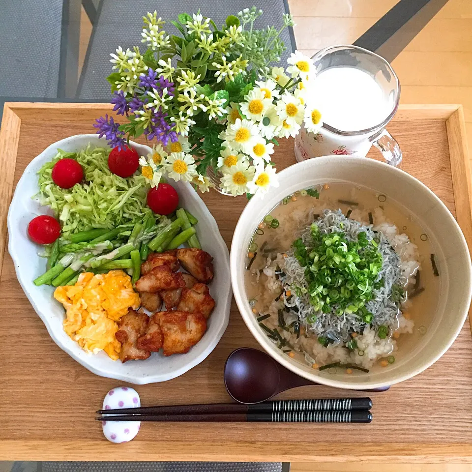 Snapdishの料理写真:7/27❤︎主人の朝ごはん❤︎|Makinsさん