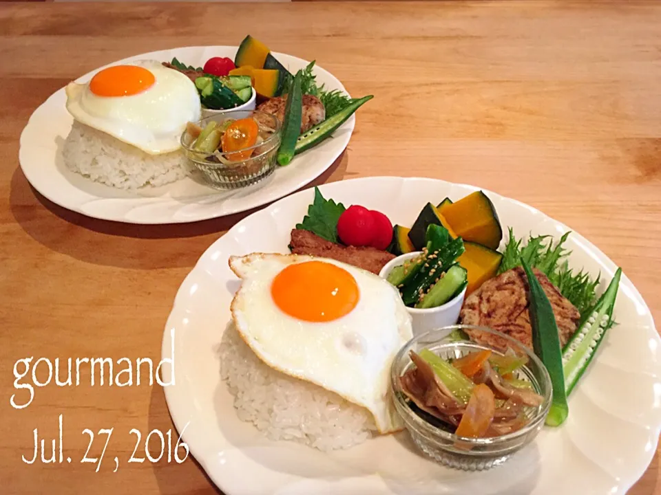 Snapdishの料理写真:2016.7.27 息子達夏休みランチ♪|プーティさん