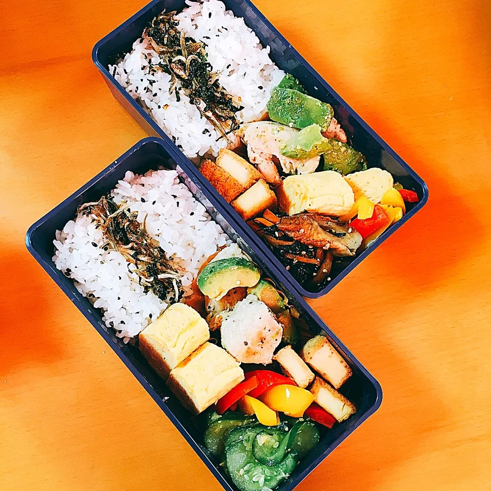 今日のお弁当♥︎2人分|ゆかさん