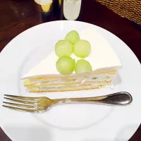 Snapdishの料理写真:HARBS メロンケーキ|美優さん