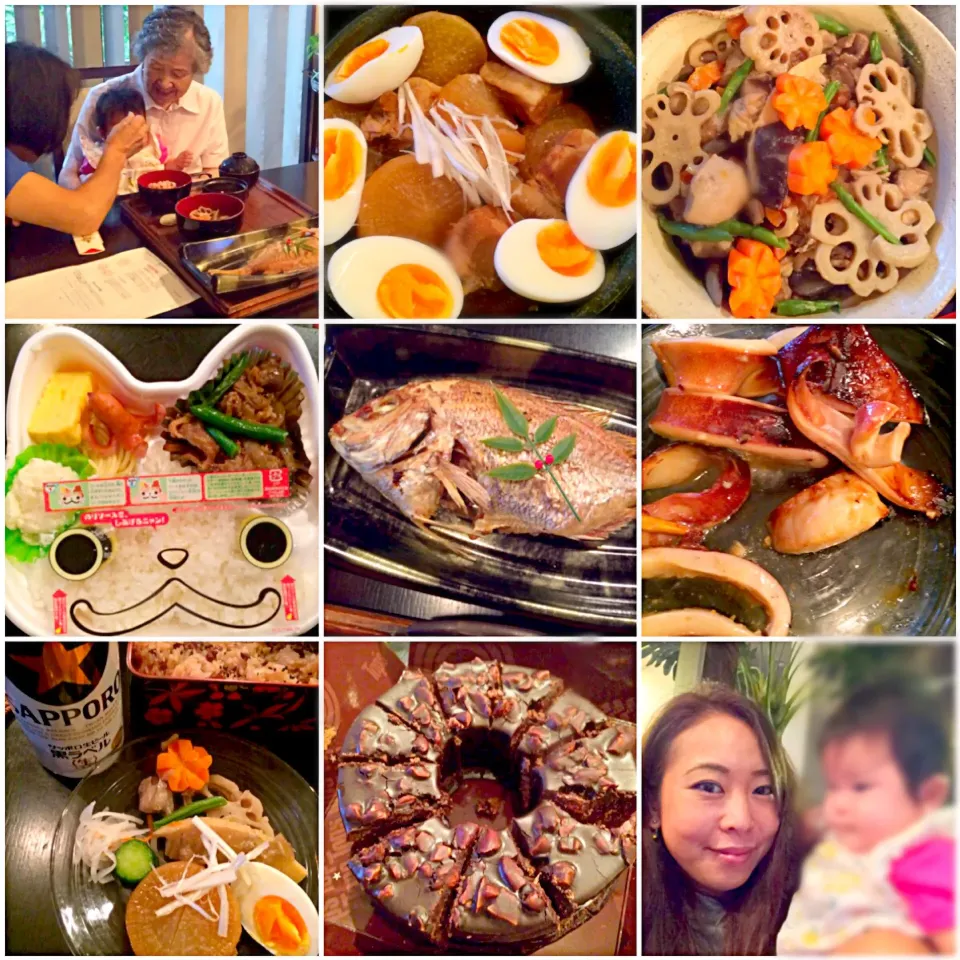 Snapdishの料理写真:Today's Dinner🍴お食い初め〜 by Sister|🌈Ami🍻さん