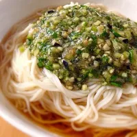 Snapdishの料理写真:山形のダシ素麺|wakameさん