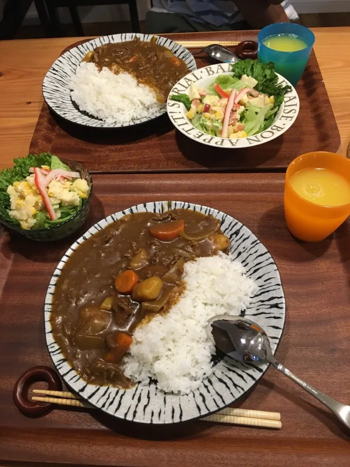 2016.7.27 晩御飯はカレーライス🍛|あっきーよさん