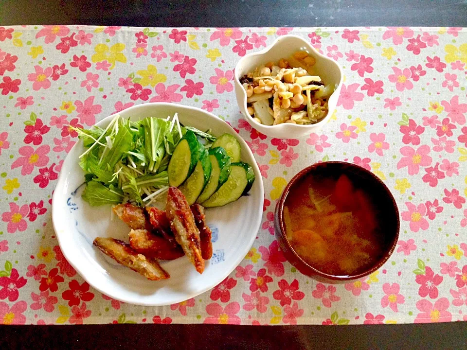 ベジ料理♡ごぼうのから揚げのご飯|みよさん