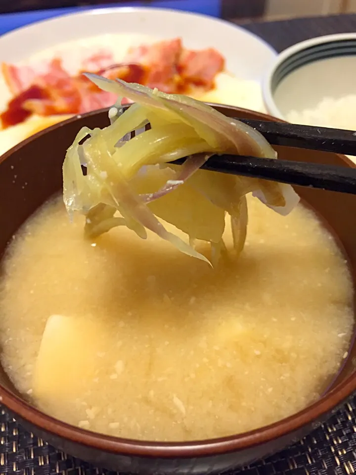 ミョウガの味噌汁😋|Takaki Sasakiさん