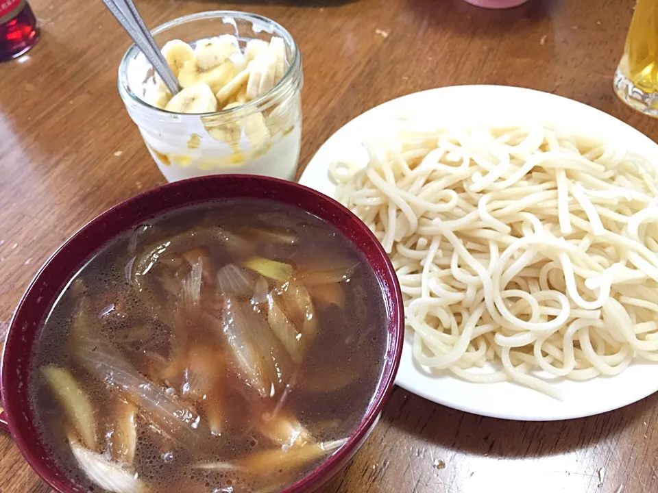 朝ごはん つけ汁うどん|さんだーさん