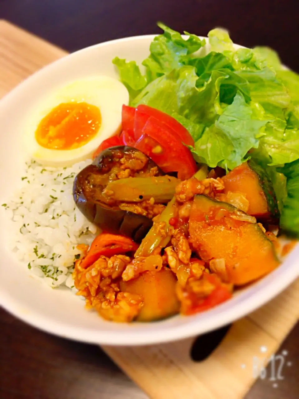 ＊豆腐そぼろの夏野菜トマト丼＊|＊suzuka＊さん