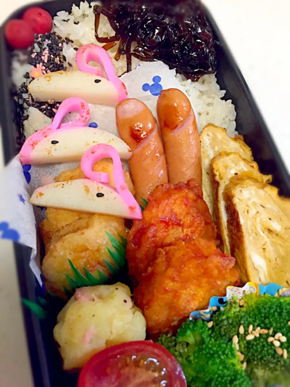 今日の旦那弁当〜❤️チリチキン弁当🍱|hst117さん