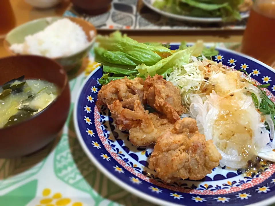 ガッツリ‼︎唐揚げ定食|かなさん