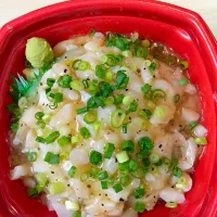 Snapdishの料理写真:コリコリ塩だれ丼|のりさん