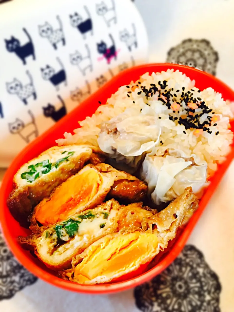 Snapdishの料理写真:♯221 簡単煮卵のお弁当♪|asuu*さん