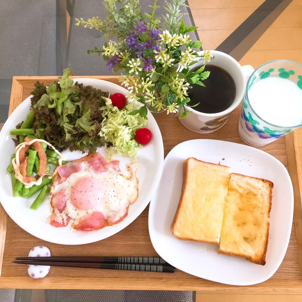 Snapdishの料理写真:7/29❤︎主人のモーニング❤︎|Makinsさん