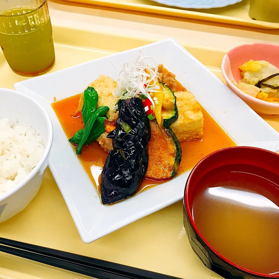 【300円社食】揚げだし豆腐定食|恭子さん