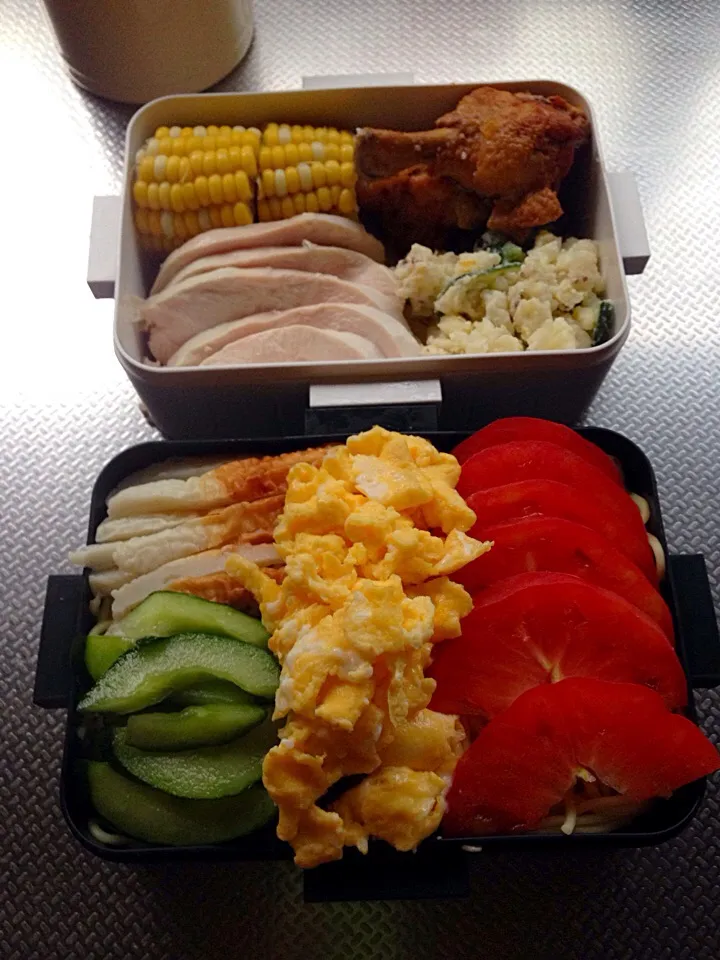 昨日の旦那さん弁当 7/28|R_ITOさん