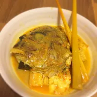 Snapdishの料理写真:タイのカマ turmeric spicy saucer|Adelさん