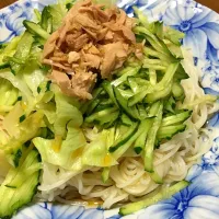 Snapdishの料理写真:サラダそうめん☆|zonoさん