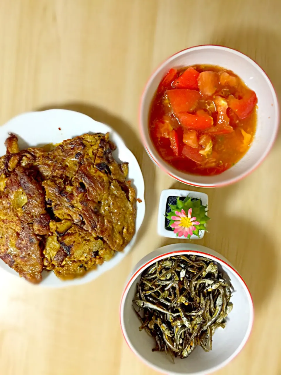 Tortang Talong,Kamatis,Dilis 😋😋😋|MamiWynさん