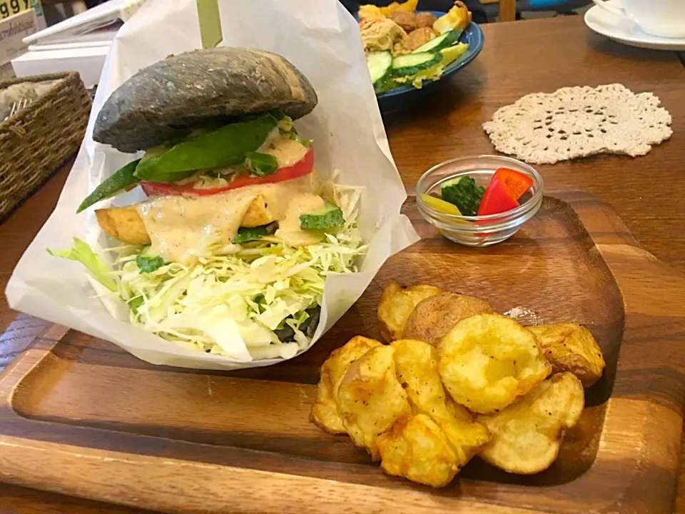 Snapdishの料理写真:veganハンバーガー|MAIさん