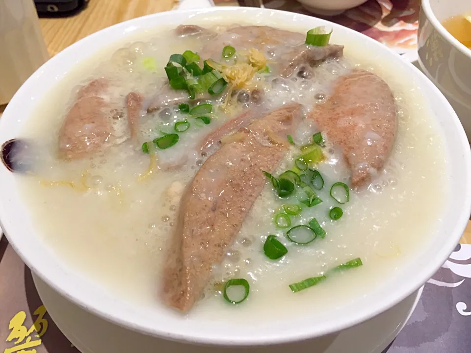 Pork liver congee|Sky Blueさん