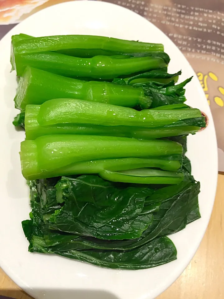 Seasonal vegetables with oyster sauce|Sky Blueさん