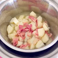 じゃがいもとベーコンの煮物|電鍋さん