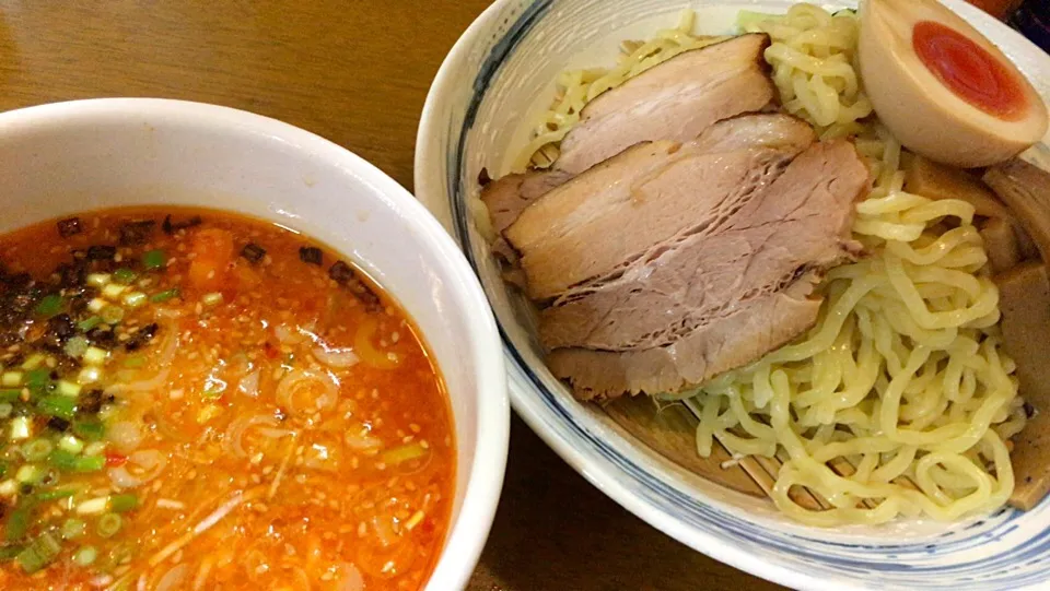 みそ辛子つけ麺を頂きました。|momongatomoさん