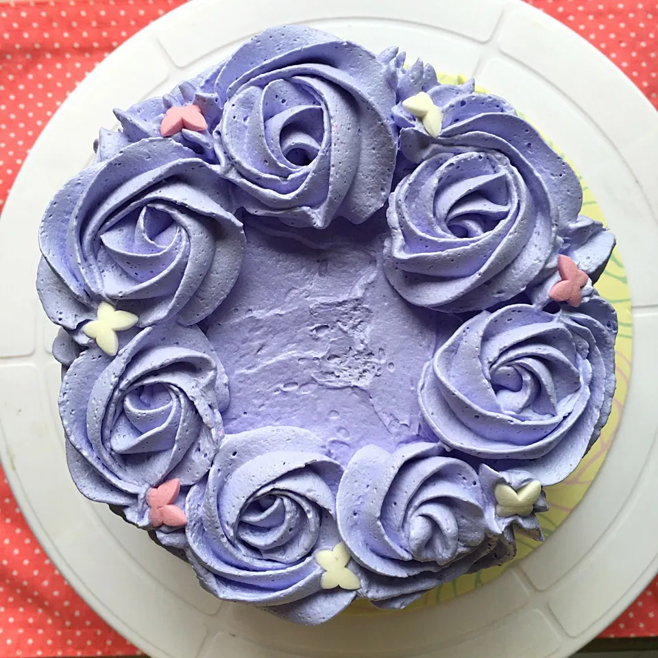 Yam rosette cake|Trish Wongさん