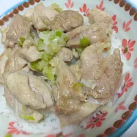 鶏肉のねぎ塩丼🐔🍴|ゆ.さん